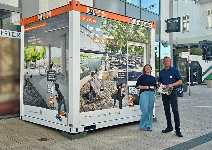 HKL Story / Vielseitigkeit überzeugt: HKL liefert Info-Container für die Stadt Minden