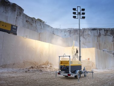 Atlas Copco QAS20 TN Lichtgiraffe
