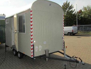 Bauwagen Rasant 370T 80km/h - Sanitärbauwagen