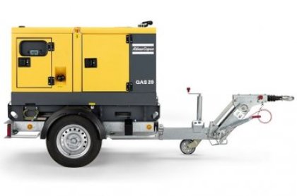 Atlas Copco QAS20 TN Stromerzeuger auf Fahrwerk