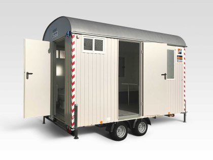 Bauwagen Rasant 370T 80km/h - Sanitärbauwagen