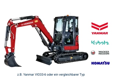 Minibagger 3,1 - 4,0 t