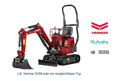 Minibagger bis 1,1 t