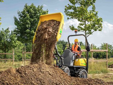 Wacker Neuson DW15e elektrischer Raddumper