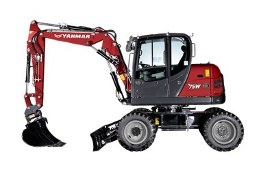 Yanmar B75W Mobilbagger