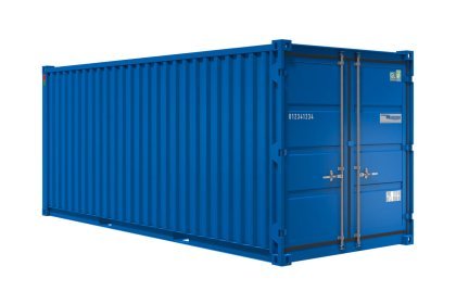 Lagercontainer 6 m mit Regal