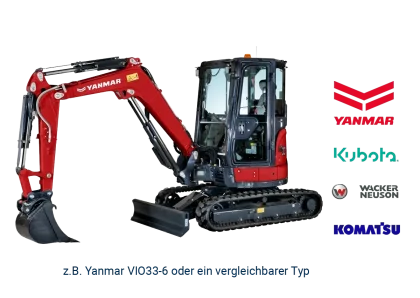 Minibagger 3,1 - 4,0 t