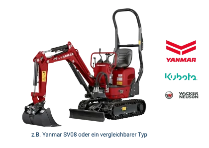 Minibagger bis 1,1 t