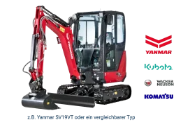 Minibagger 1,2 - 2,0 t