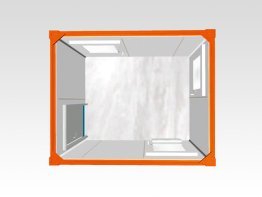 Wachcontainer 3 m