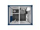 Sanitärcontainer 3 m WC/Dusche