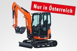 Kurzheckbagger von Kubota - Exklusiv in Österreich