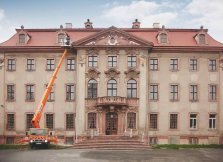 Höhentechnik am herrschaftlichen Schloss